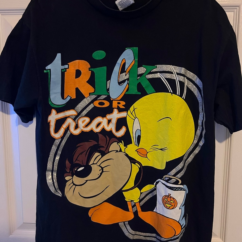 Halloween Trick or Treat Shirt - Black
